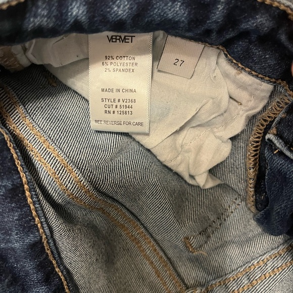 Vervet Los Angeles distressed jeans raw hem - Picture 6 of 6